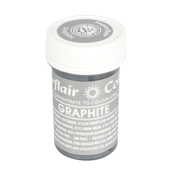 Konzentrierte Gelfarbe - Graphite - enthält E171